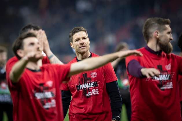 UEFA Europa League Semi-Final Bayer 04 Leverkusen vs AS Roma, 09 05 2024 Xabi Alonso Head Coach Bayer 04 Leverkusen after the Europa League Semi-Final between Bayer 04 Leverkusen and AS Roma at BayArena on 09 05 2024 in Leverkusen, Germany DFL REGULATIONS PROHIBIT ANY USE OF PHOTOGRAPHS AS IMAGE SEQUENCES AND OR QUASI VIDEO Copyright: xBEAUTIFULxSPORTS AxelxKohringx