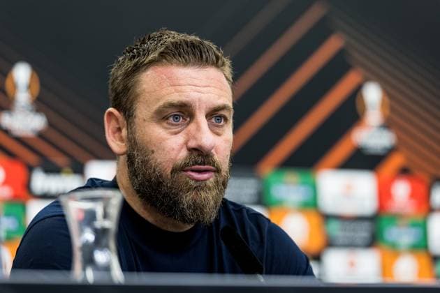 UEFA Europa League semi-final Bayer 04 Leverkusen vs AS Roma, 09 05 2024 Daniele de Rossi coach AS Roma in the press conference UEFA Europa League Bayer 04 Leverkusen AS Roma, Leverkusen, BayArena on 09 05 2024 Copyright: xBEAUTIFULxSPORTS Wunderlx