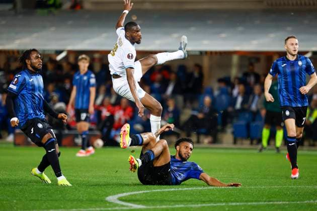 Football UEFA Europa League 1 2 finale retour Atalanta BC Bergame - Olympique de Marseille OM PHOTOPQR LA PROVENCE SPEICH Frederic ; Bergame ; 09 05 2024 ; Football : UEFA Europa League C3 demi finale Retour Match Atalanta BC - Olympique de Marseille OM au Gewiss Stadium de Bergame (Italie) KONDOGBIA Bergame Autre Autre France  Copyright: xPHOTOPQR LAxPROVENCE MAXPPPxSPEICHxFredericx 20240509PVL4933 20240509PVL4933