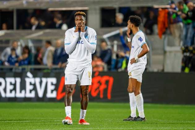 Football UEFA Europa League 1 2 finale retour Atalanta BC Bergame - Olympique de Marseille OM PHOTOPQR LA PROVENCE SPEICH Frederic ; Bergame ; 09 05 2024 ; Football : UEFA Europa League C3 demi finale Retour Match Atalanta BC - Olympique de Marseille OM au Gewiss Stadium de Bergame (Italie) DECEPTION OM MOUMBAGNA AUBAMEYANG Bergame Autre Autre France  Copyright: xPHOTOPQR LAxPROVENCE MAXPPPxSPEICHxFredericx 20240509PVL5009 20240509PVL5009