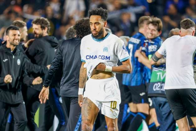 Football UEFA Europa League 1 2 finale retour Atalanta BC Bergame - Olympique de Marseille OM PHOTOPQR LA PROVENCE SPEICH Frederic ; Bergame ; 09 05 2024 ; Football : UEFA Europa League C3 demi finale Retour Match Atalanta BC - Olympique de Marseille OM au Gewiss Stadium de Bergame (Italie) DECEPTION OM AUBAMEYANG Bergame Autre Autre France  Copyright: xPHOTOPQR LAxPROVENCE MAXPPPxSPEICHxFredericx 20240509PVL5019 20240509PVL5019