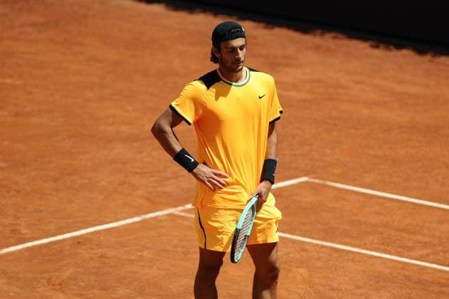 Foto IPP Cavaliere Emiliano. Roma 10 05 2024. Tennis Internazionali d Italia 2024. Nella foto: Lorenzo Musetti. Italy Photo Press - World Copyright italy ITALY  Copyright: xR4924_italyphotopressx