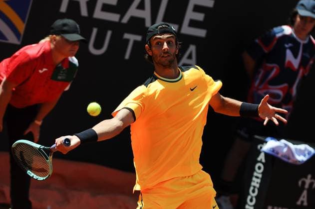 Foto IPP Cavaliere Emiliano. Roma 10 05 2024. Tennis Internazionali d Italia 2024. Nella foto: Lorenzo Musetti. Italy Photo Press - World Copyright italy ITALY  Copyright: xR4924_italyphotopressx