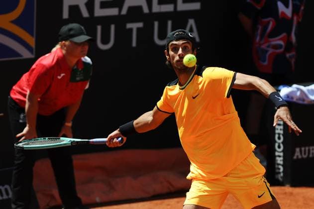 Foto IPP Cavaliere Emiliano. Roma 10 05 2024. Tennis Internazionali d Italia 2024. Nella foto: Lorenzo Musetti. Italy Photo Press - World Copyright italy ITALY  Copyright: xR4924_italyphotopressx
