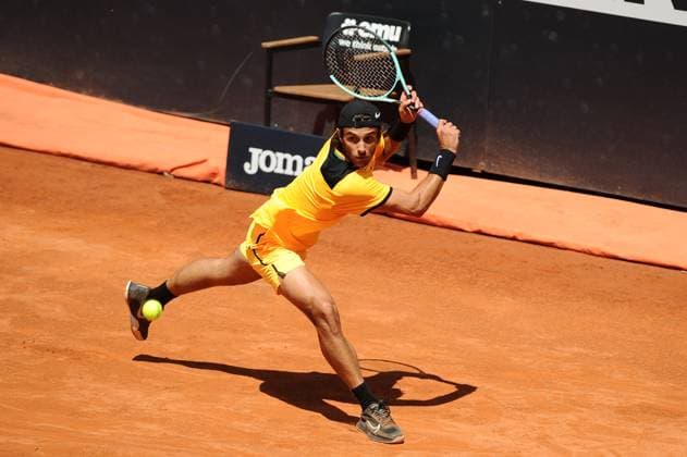 Foto IPP Cavaliere Emiliano. Roma 10 05 2024. Tennis Internazionali d Italia 2024. Nella foto: Lorenzo Musetti. Italy Photo Press - World Copyright italy ITALY  Copyright: xR4924_italyphotopressx