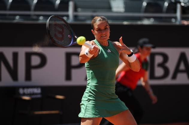 Foto IPP Cavaliere Emiliano. Roma 10 05 2024. Tennis Internazionali d Italia 2024. Nella foto: Maria Sakkari. Italy Photo Press - World Copyright italy ITALY  Copyright: xR4924_italyphotopressx