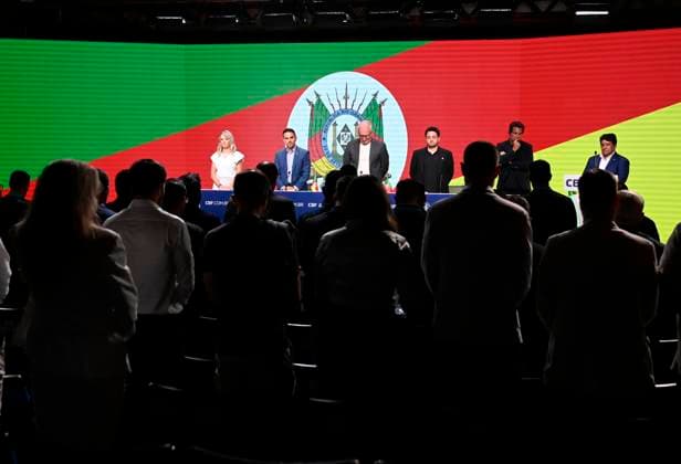 Fußball, Nationalteam Brasilien gibt Kader für die bevorstehende Copa America bekannt Rio de Janeiro-Brazil, May 10, 2024 Dorival Junior coach of the Brazilian national team, Nationalteam announces the list of players called up for the Copa AmÃ rica football. at the CBF headquarters in Rio de Janeiro AndrÃ Ricardo Alamy news (AndrÃ SPP) Copyright: xAndrÃ x xSPPx spp-en-An-RC4_Adurao_Copaconvocacao_10May2024_SP-2