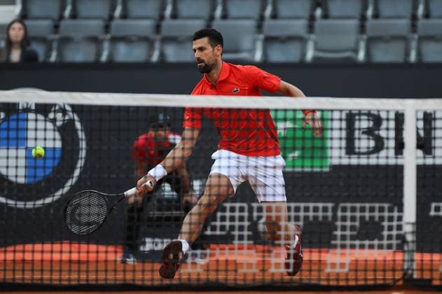 Foto IPP Cavaliere Emiliano. Roma 10 05 2024. Tennis Internazionali d Italia 2024. Nella foto: Novak Djokovic. Italy Photo Press - World Copyright italy ITALY  Copyright: xR4924_italyphotopressx