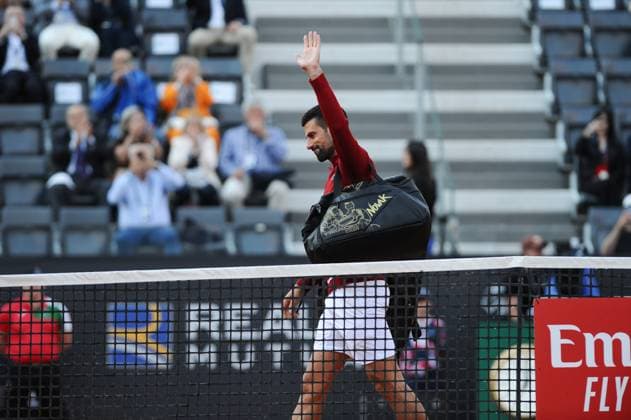Foto IPP Cavaliere Emiliano. Roma 10 05 2024. Tennis Internazionali d Italia 2024. Nella foto: Novak Djokovic. Italy Photo Press - World Copyright italy ITALY  Copyright: xR4924_italyphotopressx