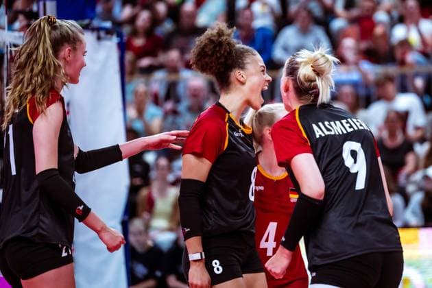 DVV international match Germany Romania, 10 05 2024 DVV international match Germany Romania 10 05 2024 Copyright: xBEAUTIFULxSPORTS NicolxMarschallx