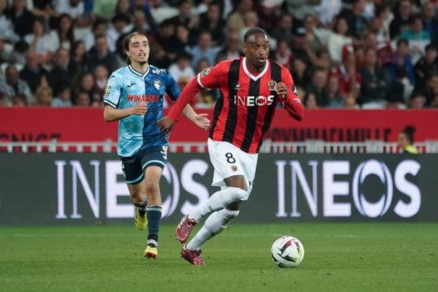 Pablo Rosario (OGC Nice) FOOTBALL : OGC Nice vs Le Havre - Ligue 1 Uber Eats - Nice - 10 05 2024 NorbertScanella Panoramic 