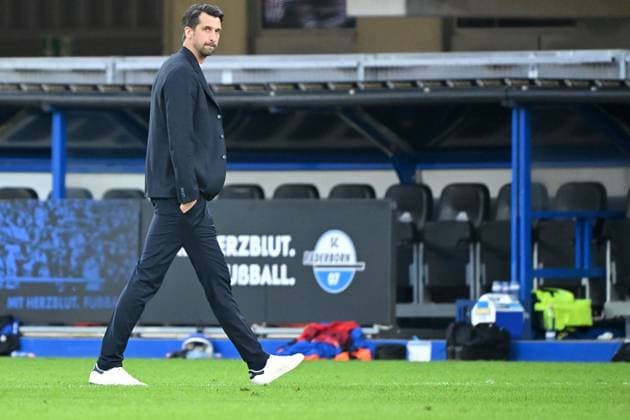 Paderborn, Home Deluxe Arena, 10 05 24, GER, Herren, 2 Bundesliga, Saison 2023 2024, SC Paderborn 07 Hamburger SV Bild Sportvorstand Jonas BOLDT Hamburg Only for editorial use DFL regulations prohibit any use of photographs as image sequences and or quasi video NRW Germany