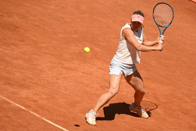 Yulia Putintseva of Kazakistan during the match against Iga Swiatek of Poland at the Internazionali BNL d Italia 2024 tennis tournament at Foro Italico in Rome, Italy on May 11th, 2024. antoniettaxbaldassarre