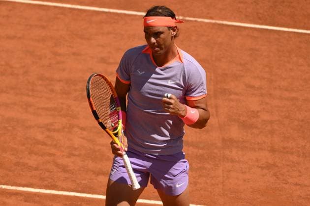 Rafael Nadal of Spain during the match against Hubert Hurkacz Poland at the Internazionali BNL d Italia 2024 tennis tournament at Foro Italico in Rome, Italy on May 11th, 2024. antoniettaxbaldassarre