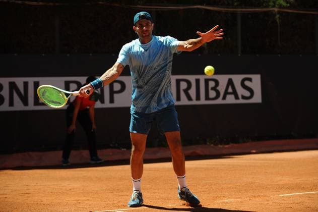 Foto IPP Cavaliere Emiliano. Roma 11 05 2024. Tennis Internazionali d Italia 2024. Nella foto: Simone Bolelli in doppio con Andrea Vavassori. Italy Photo Press - World Copyright italy ITALY  Copyright: xR4924_italyphotopressx