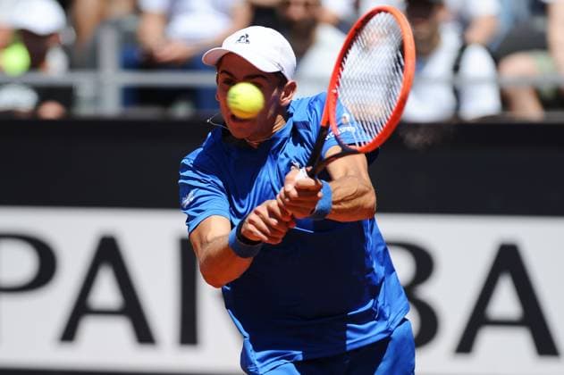 Foto IPP Cavaliere Emiliano. Roma 11 05 2024. Tennis Internazionali d Italia 2024. Nella foto: Matteo Arnaldi. Italy Photo Press - World Copyright italy ITALY  Copyright: xR4924_italyphotopressx