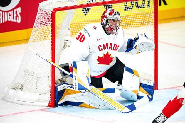 PRAGUE, CZECH REPUBLIC - 11 MAY, 2024: the Ice hockey, Eishockey game of IIHF 2024 World Championship, WM, Weltmeisterschaft Canada vs. Great Britain at O2 Arena  Copyright: xVITALIIxKLIUIEVx