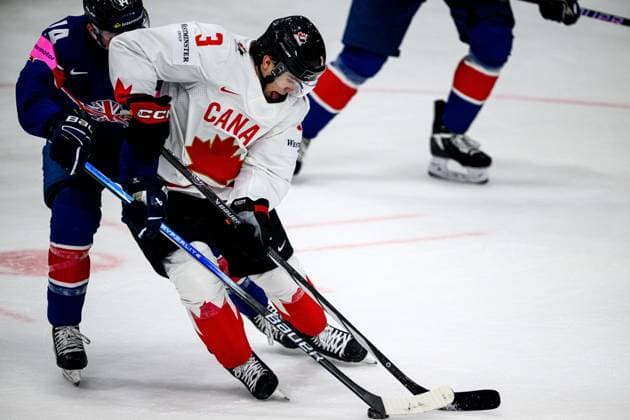 PRAGUE, CZECH REPUBLIC - 11 MAY, 2024: the Ice hockey, Eishockey game of IIHF 2024 World Championship, WM, Weltmeisterschaft Canada vs. Great Britain at O2 Arena  Copyright: xVITALIIxKLIUIEVx
