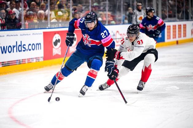 PRAGUE, CZECH REPUBLIC - 11 MAY, 2024: the Ice hockey, Eishockey game of IIHF 2024 World Championship, WM, Weltmeisterschaft Canada vs. Great Britain at O2 Arena  Copyright: xVITALIIxKLIUIEVx