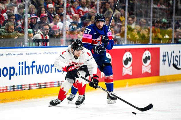 PRAGUE, CZECH REPUBLIC - 11 MAY, 2024: the Ice hockey, Eishockey game of IIHF 2024 World Championship, WM, Weltmeisterschaft Canada vs. Great Britain at O2 Arena  Copyright: xVITALIIxKLIUIEVx