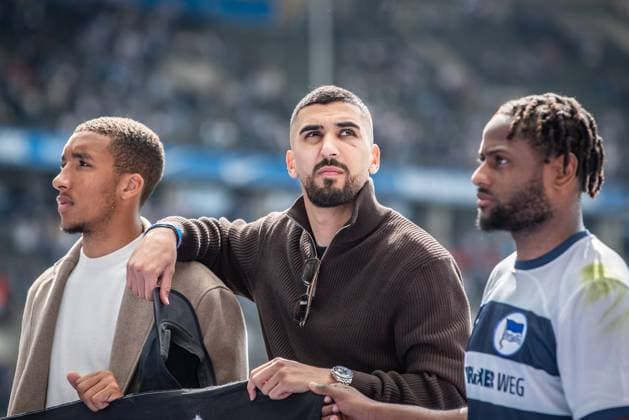 2 Soccer Bundesliga, Hertha BSC vs 1 FC Kaiserslautern Berlin, 11 05 2024 Aymen Barkok Hertha BSC, 18 2 Soccer Bundesliga, Hertha BSC vs 1 FC Kaiserslautern, Olympiastadion, Berlin, 11 05 2024 DFL REGULATIONS PROHIBIT ANY USE OF PHOTOGRAPHS AS IMAGE SEQUENCES AND OR QUASI VIDEO Copyright: xBEAUTIFULxSPORTS LucianoxLimax