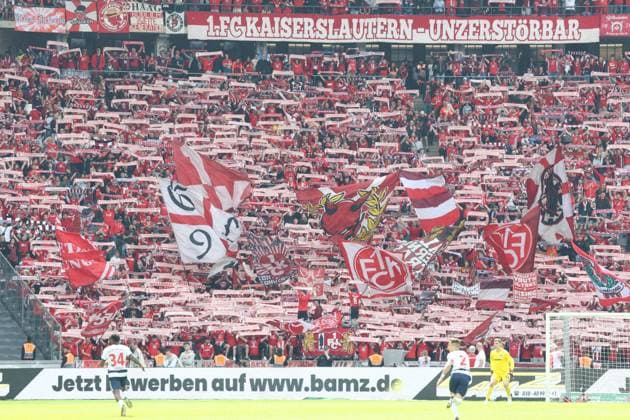 DEU, DFL, 2 FBL, Hertha BSC vs 1 FC Kaiserslautern, 11 05 2024, Berliner Olympiastadion, Berlin, DEU, DFL, 2 FBL, Hertha BSC vs 1 FC Kaiserslautern, im Bild Kaiserslautern Fanblock DFL regulations prohibit any use of Photographs as image sequences and or quasi video Foto Juergen Engler nordphoto GmbH nordphotoxGmbHx xEngler nph00076