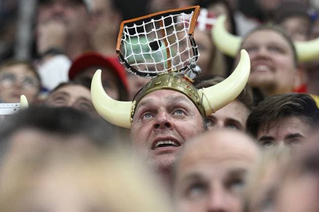 Sport Themen der Woche KW19 Sport Bilder des Tages Austria vs Denmark group A match of the 2024 IIHF World Championship, WM, Weltmeisterschaft in Prague, Czech Republic, on May 11, 2024. Fan. (CTKxPhoto MichalxKamaryt) CTKPhotoP2024051104056  CTKPhotoP2024051104056