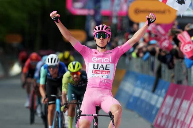 Sport Bilder des Tages Giro d Italia 2024, 8. Etappe Tadej Pogacar - Photo by Gian Mattia D Alberto LaPresse)  Copyright: xGianxMattiaxD Albertox xLaPressex