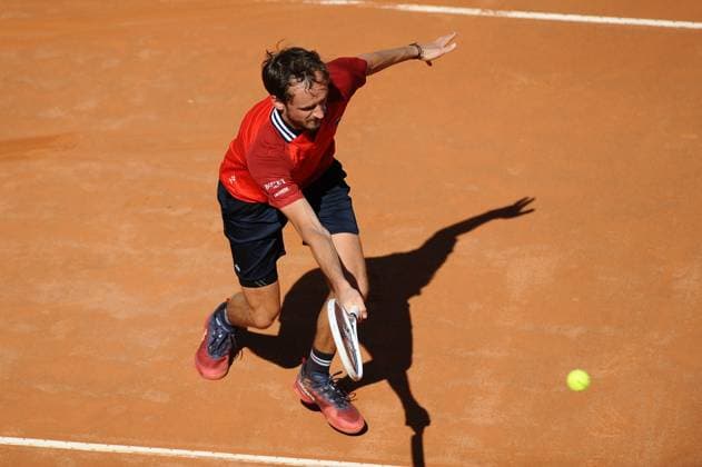 Foto IPP Cavaliere Emiliano. Roma 11 05 2024. Tennis Internazionali d Italia 2024. Nella foto: Daniil Medvedev. Italy Photo Press - World Copyright italy ITALY  Copyright: xR4924_italyphotopressx