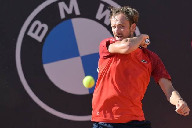 Sport Bilder des Tages Daniil Medvedev (RUS)Jack Draper (GBR) during her match against Jack Draper (GBR) at the Italian Open tennis tournament in Rome, Thursday, May 11, 2024.(Alfredo Falcone LaPresse)  Copyright: xAlfredoxFalcone LaPressex