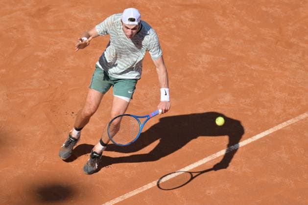 Jack Draper (GBR) during her match against Daniil Medvedev (RUS) at the Italian Open tennis tournament in Rome, Thursday, May 11, 2024.(Alfredo Falcone LaPresse)  Copyright: xAlfredoxFalcone LaPressex