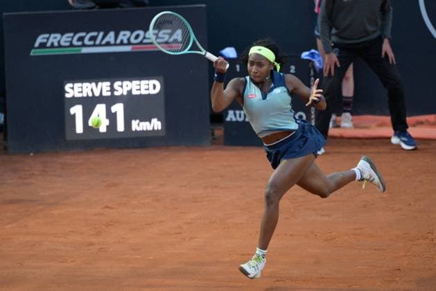 International Tennis match - Internazionali BNL d Italia Coco Gauff (USA) during the second round against Jaqueline Cristian (ROU) of the WTA, Tennis Damen Master 1000 Internazionali BNL D Italia tournament at Foro Italico on May 11, 2024 Fabrizio Corradetti LiveMedia Rome Italy  Copyright: xIPAxSport ABACAx