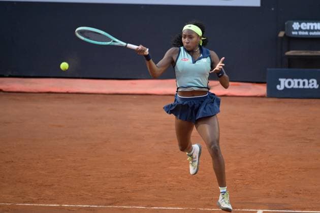 International Tennis match - Internazionali BNL d Italia Coco Gauff (USA) during the second round against Jaqueline Cristian (ROU) of the WTA, Tennis Damen Master 1000 Internazionali BNL D Italia tournament at Foro Italico on May 11, 2024 Fabrizio Corradetti LiveMedia Rome Italy  Copyright: xIPAxSport ABACAx