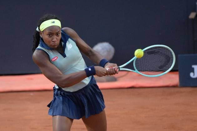 Sport Themen der Woche KW19 Sport Bilder des Tages International Tennis match - Internazionali BNL d Italia Coco Gauff (USA) during the second round against Jaqueline Cristian (ROU) of the WTA, Tennis Damen Master 1000 Internazionali BNL D Italia tournament at Foro Italico on May 11, 2024 Fabrizio Corradetti LiveMedia Rome Italy  Copyright: xIPAxSport ABACAx