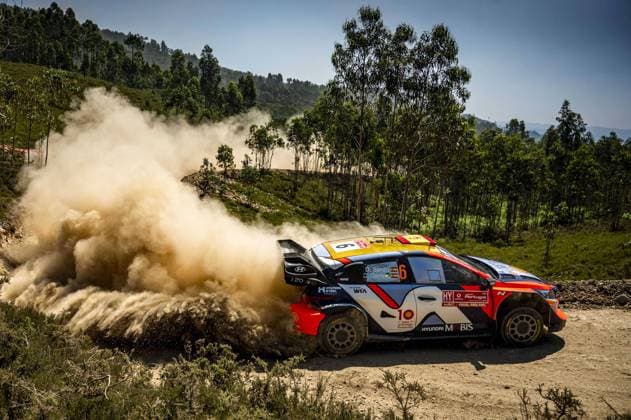 Bilder des Jahres 2024, Sport 05 Mai Sport Themen der Woche KW19 06 SORDO Dani, CARRERA Candido, Hyundai I20 Rally1, action during the Rally de Portugal 2024, 5th round of the 2024 WRC, Motorsport Rallye, WM World Rally Car Championship, from May 9 to 12, 2024 at Matoshinhos, Portugal - AUTO - WRC - RALLY DE PORTUGAL 2024 DPPI Panoramic  WRCPORT_10671