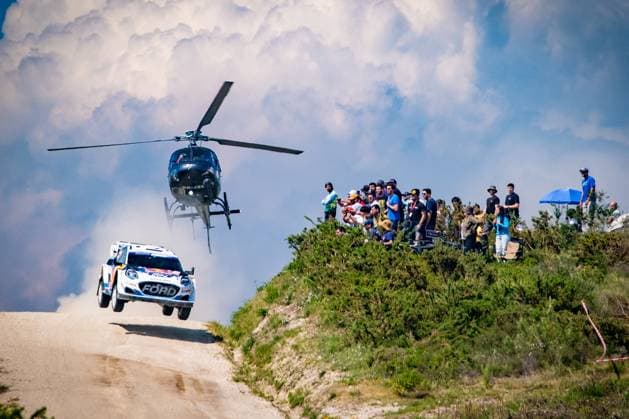 Sport Themen der Woche KW19 Sport Bilder des Tages 13 MUNSTER Gregoire, LOUKA Louis, Ford Puma Rally1, action during the Rally de Portugal 2024, 5th round of the 2024 WRC, Motorsport Rallye, WM World Rally Car Championship, from May 9 to 12, 2024 at Matoshinhos, Portugal - AUTO - WRC - RALLY DE PORTUGAL 2024 DPPI Panoramic  WRCPORT_10661
