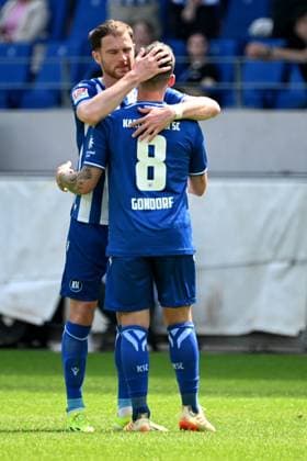 12 05 2024, xjhx, Soccer 2 Bundesliga, Karlsruher SC Hannover 96 emspor, v l farewell farewell substitution of Jerome Gondorf Karlsruher SC KSC DFL DFB REGULATIONS PROHIBIT ANY USE OF PHOTOGRAPHS as IMAGE SEQUENCES and or QUASI VIDEO Karlsruhe