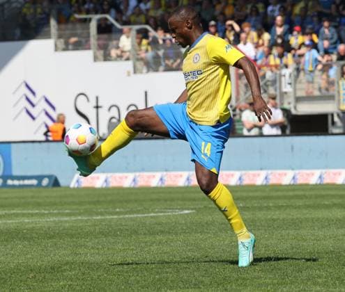 Eintracht Braunschweig vs SV Wehen Wiesbaden Braunschweig, 12 05 2024, Football, Season 23 24, 2 Bundesliga, 33 Matchday, Eintracht Braunschweig vs SV Wehen Wiesbaden, Picture shows Anthony Ujah BTSV, 14 Braunschweig