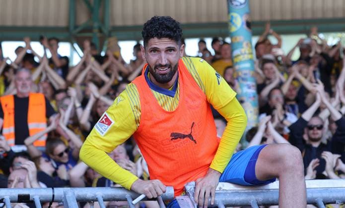 Eintracht Braunschweig vs SV Wehen Wiesbaden Braunschweig, 12 05 2024, Football, Season 23 24, 2 Bundesliga, Matchday 33, Eintracht Braunschweig vs SV Wehen Wiesbaden, Picture shows Fabio Kaufmann BTSV, 37 Braunschweig