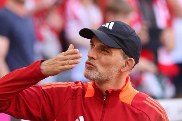 Coach Thomas Tuchel FCB says goodbye Football 1 BL FC Bayern Muenchen VfL Wolfsburg 12 05 2024 Allianz Arena PHOTO Mladen Lackovic LakoPress
