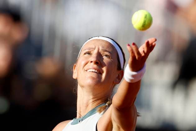 Victoria Azarenka (BLR) in action, Tennis WTA, Tennis Damen Internazionali BNL d Italia - Round of 32, Azarenka vs Sherif, Foro Italico, May 12, 2024, Rome, Italy.
