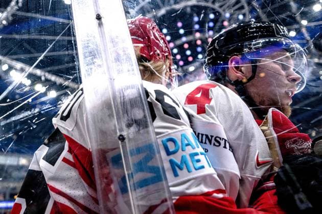 Sport Bilder des Tages PRAGUE, CZECH REPUBLIC - 12 MAY, 2024: the Ice hockey, Eishockey game of IIHF 2024 World Championship, WM, Weltmeisterschaft Denmark vs. Canada at O2 Arena  Copyright: xVITALIIxKLIUIEVx