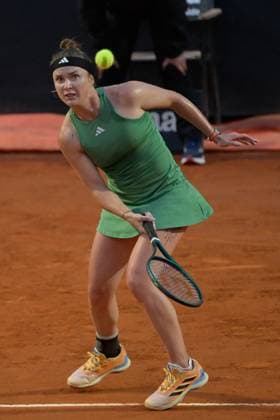 International Tennis match - Internazionali BNL d Italia Elina Svitolina (UKR) during the third round against Anna Kalinskaya (RUS) of the WTA, Tennis Damen Master 1000 Internazionali BNL D Italia tournament at Foro Italico on May 12, 2024 Fabrizio Corradetti LiveMedia Rome Italy  Copyright: xIPAxSport ABACAx