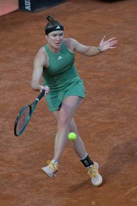 International Tennis match - Internazionali BNL d Italia Elina Svitolina (UKR) during the third round against Anna Kalinskaya (RUS) of the WTA, Tennis Damen Master 1000 Internazionali BNL D Italia tournament at Foro Italico on May 12, 2024 Fabrizio Corradetti LiveMedia Rome Italy  Copyright: xIPAxSport ABACAx
