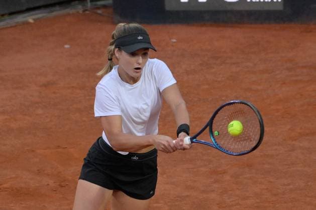 International Tennis match - Internazionali BNL d Italia Anna Kalinskaya (RUS) during the third round against Elina Svitolina (UKR) of the WTA, Tennis Damen Master 1000 Internazionali BNL D Italia tournament at Foro Italico on May 12, 2024 Fabrizio Corradetti LiveMedia Rome Italy  Copyright: xIPAxSport ABACAx