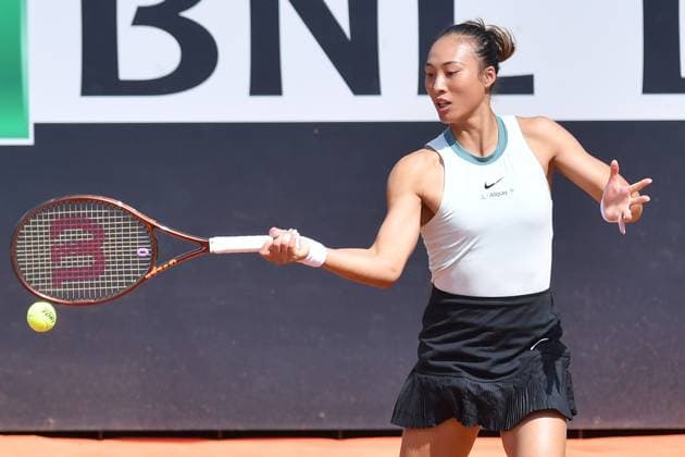 Internazionali BNL d™Italia Qiunwen Zheng during the Internazionali BNL d™Italia 2024 at Foro Italico, Italy, May 13th, 2024 Imago-Images Emmefoto Copyright: xImago-Images Emmefotox