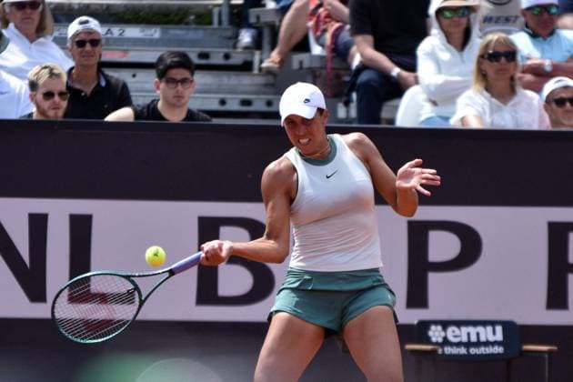 International Tennis match - Internazionali BNL d Italia Internazionali di Tennis Roma 2024 Terzo turno 13 Maggio 2024 Nella foto: Madison Keys Rome Italy  Copyright: xIPAxSport ABACAx