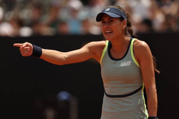 Rome, Italy 13.05.2024: Madison Keys (USA) vs Sorana Cirstea (ROU) during Internazionali BNL 2024 Women s WTA, Tennis Damen 1000 Open tennis tournament in Rome at Pietrangeli.  Copyright: xmarcoxiacobuccix xipa-agency.netx xmarcoxiacobuccix IPA_46012293 IPA_Agency_IPA46012293