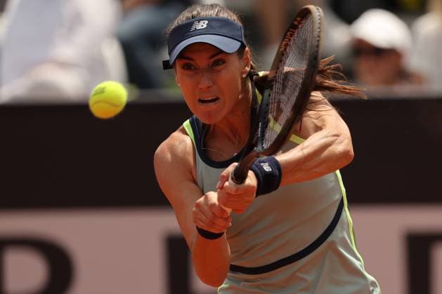 Rome, Italy 13.05.2024: Madison Keys (USA) vs Sorana Cirstea (ROU) during Internazionali BNL 2024 Women s WTA, Tennis Damen 1000 Open tennis tournament in Rome at Pietrangeli.  Copyright: xmarcoxiacobuccix xipa-agency.netx xmarcoxiacobuccix IPA_46012321 IPA_Agency_IPA46012321