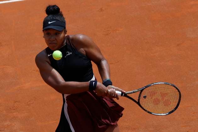 May 13, 2024, Rome, Lazio, Italy: Naomi Osaka (JPN) is playing the round of 16 match against Qinwen Zheng (CHN) on day eight of the Internazionali BNL D Italia 2024 at Foro Italico on May 13., 2024 in Rome, Italy. Rome Italy - ZUMAl131 20240513_zsp_l131_003 Copyright: xCiroxDexLucax